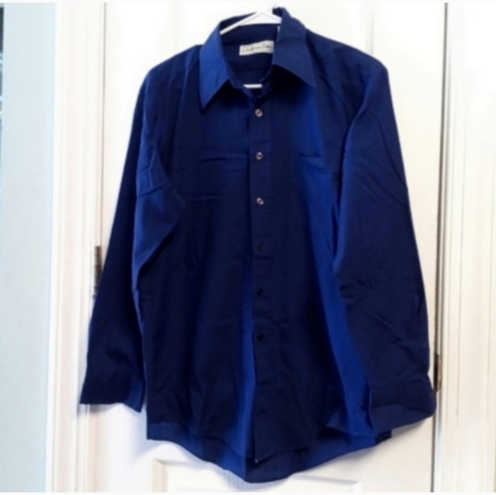 Anderson Little Classic Blue Button-Up Dress Shirt Men's 15.5"- 32/33 EUC Career